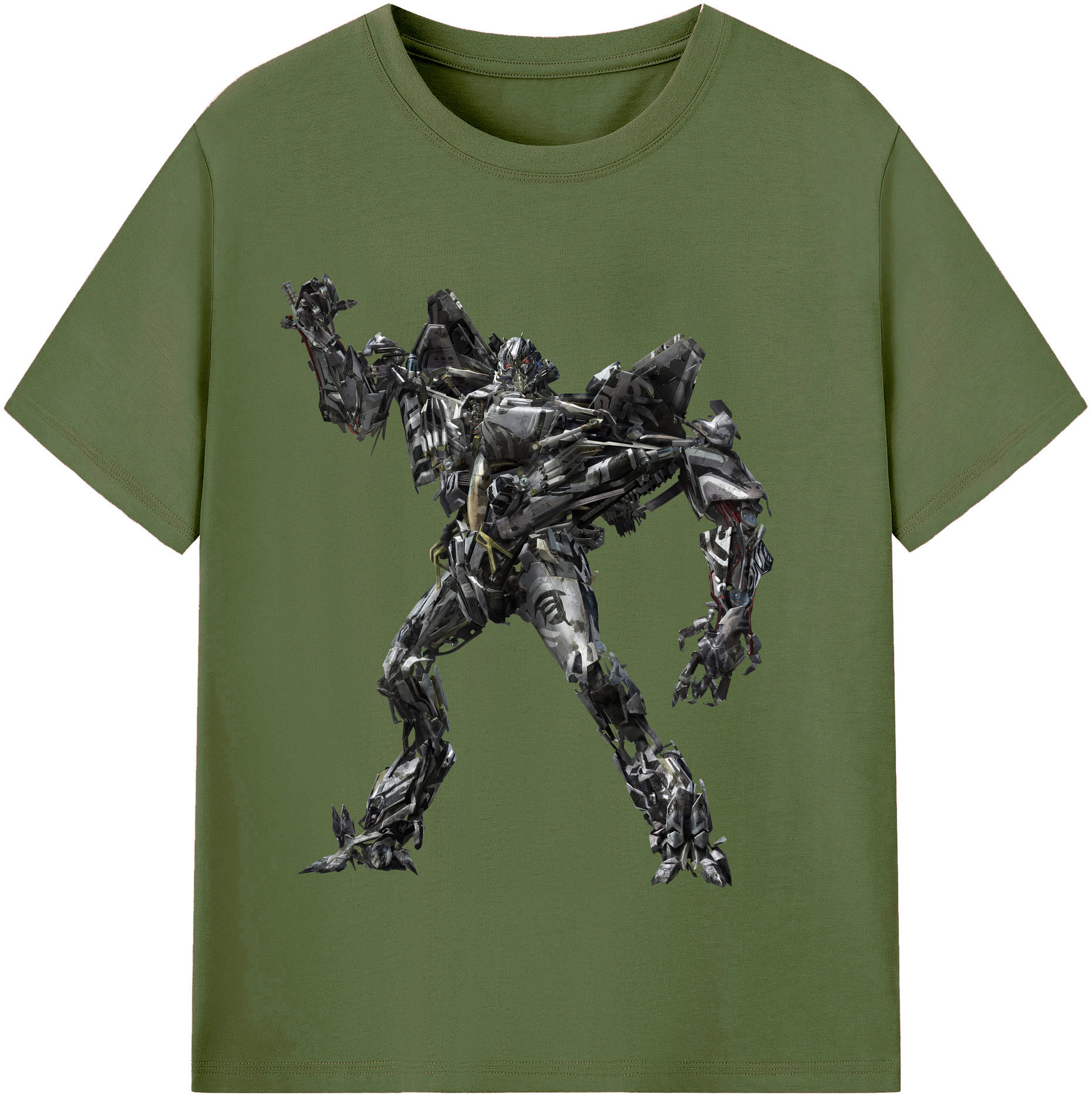 （画像用） Transformers トランスフォーマー 綿100％半袖Tシャツ（フロントプリント）